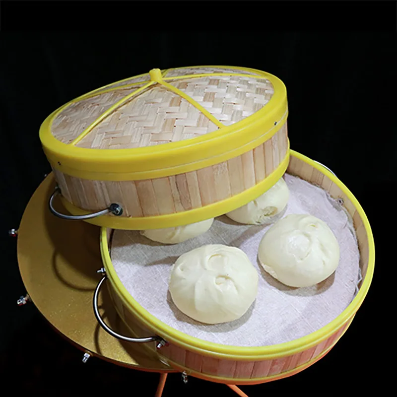 

Appearing Steamed Buns From Food Steamer Magic Tricks Food Appearing Magia Magician Stage Illusions Gimmicks Mentalism Props