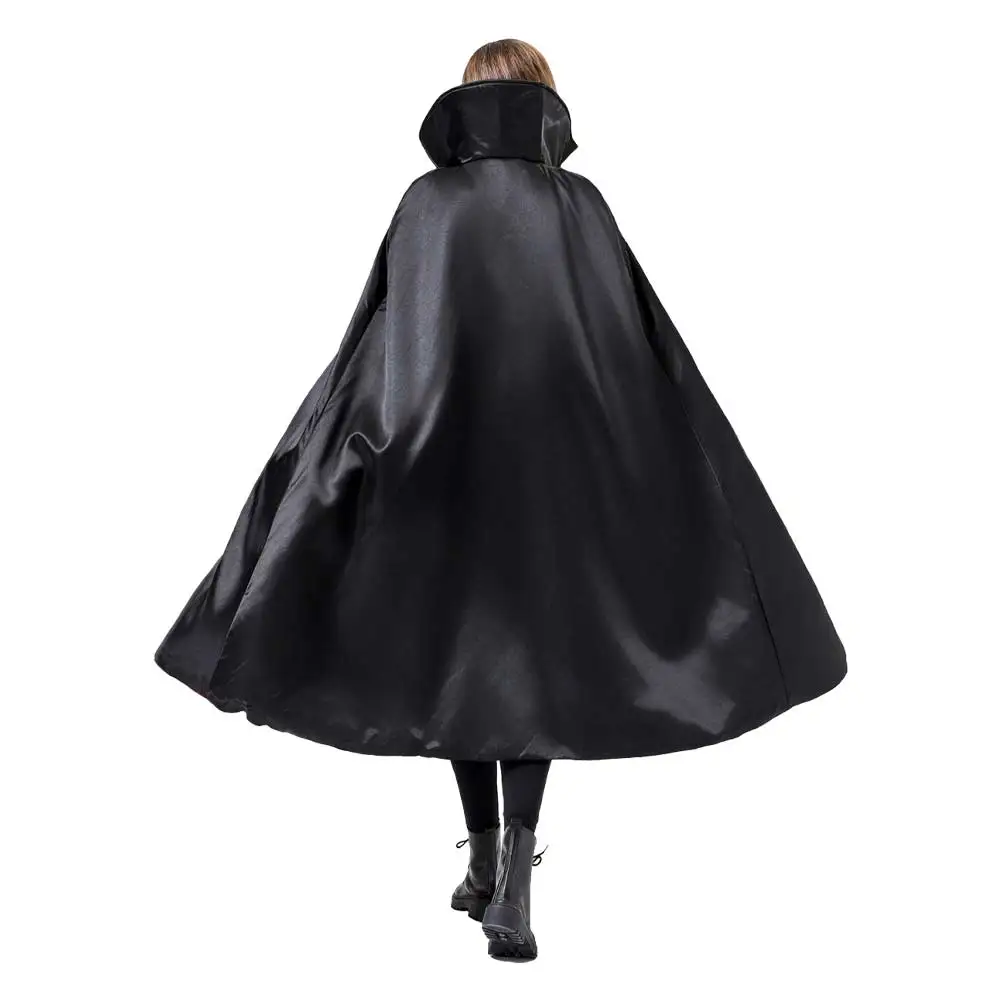 Tenues de cosplay Everak Vampires pour hommes et femmes, accessoires de costume de jeu de rôle de sorcière, col montant, cape unisexe, accessoires d'Halloween, 7,5