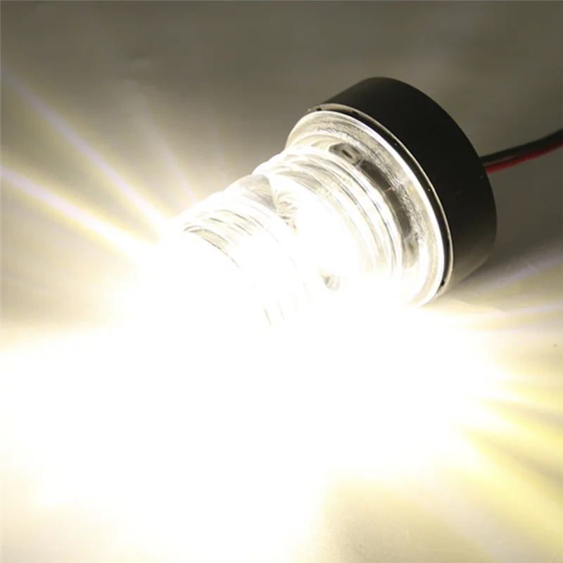 12-24V White LED Navigation Light 360 Degree All-Round Light Sailing Signal Lamp For Yacht Boat Stern Anchor Light-A14Z