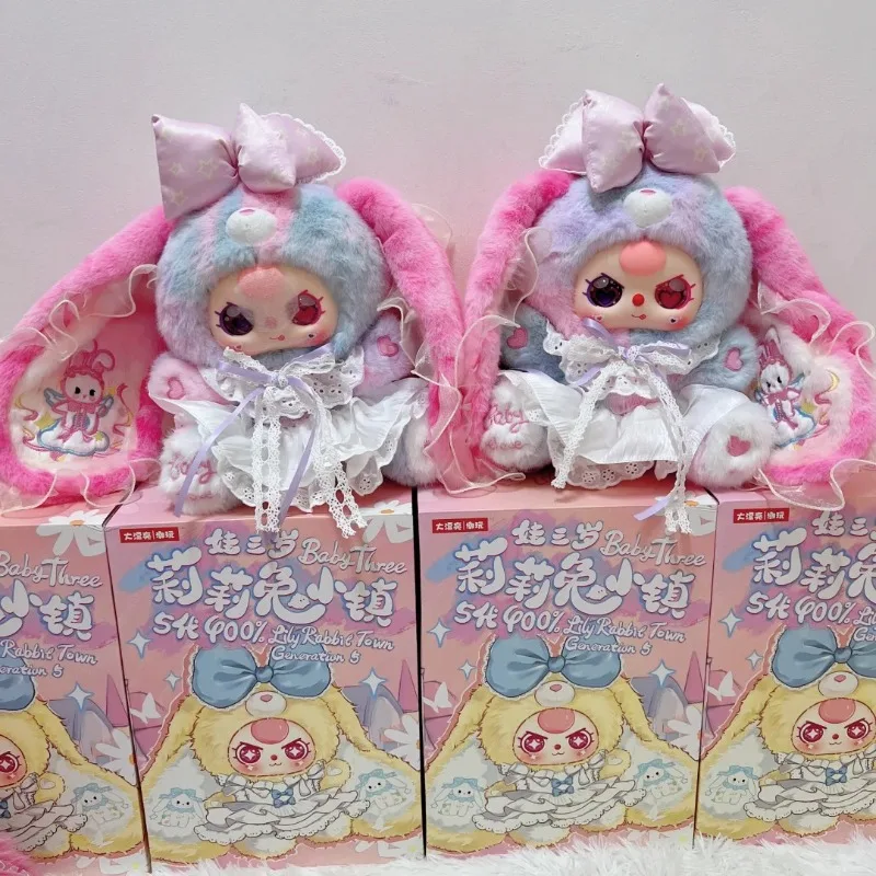 

Коллекционная фигурка Baby Three 400% Lily Rabbit Town V5: Загадочная коробка-сюрприз, милая игрушка, украшение, кукла, рождественский подарок для детей