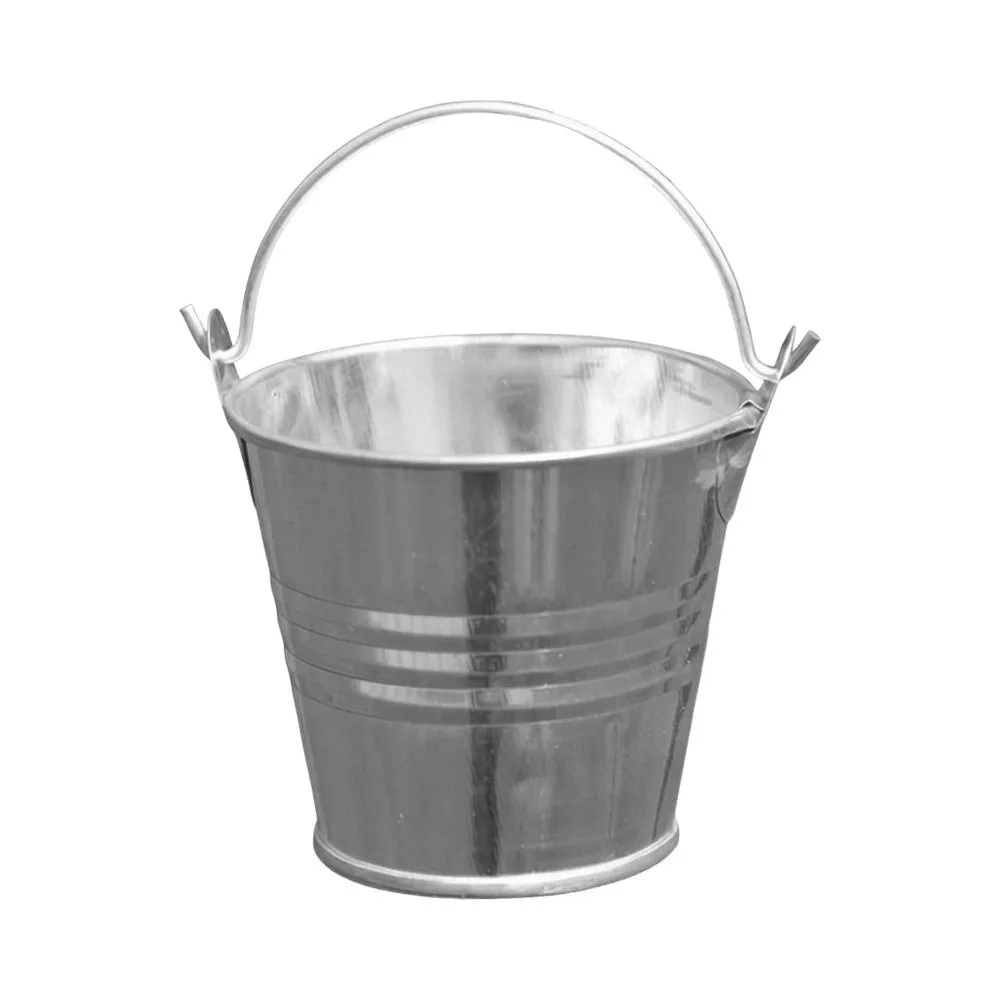 Gathering with Handle Bucket Shot Glass Reusable Portable Mini Bucket Cup Metal Drinking Cup Party