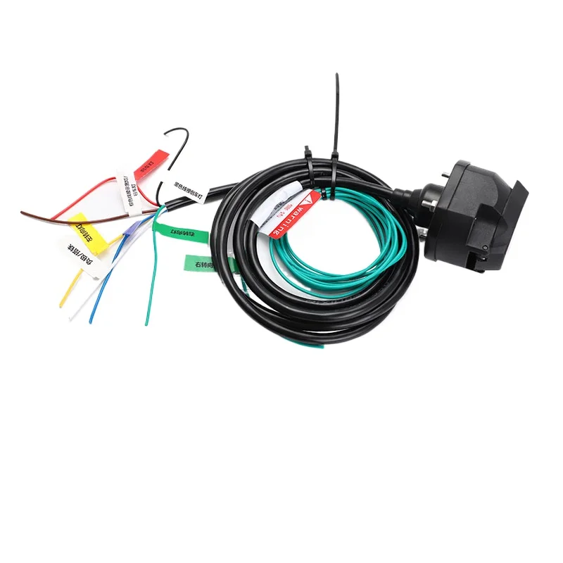 

Автомобильный источник питания Жгут проводов прицепа Прицеп RV Европейский 13-контактный 7-контактный источник питания Кабель заднего фонаря Специальное декодирование