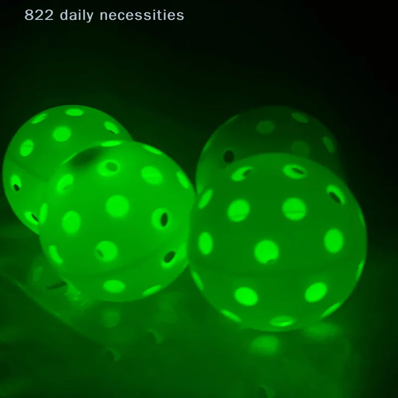 

LED Light up Pickleball Balls Glow-in-the-Dark Outdoor Sports Equipment for Men And Women Perfect Pickleball Gifts