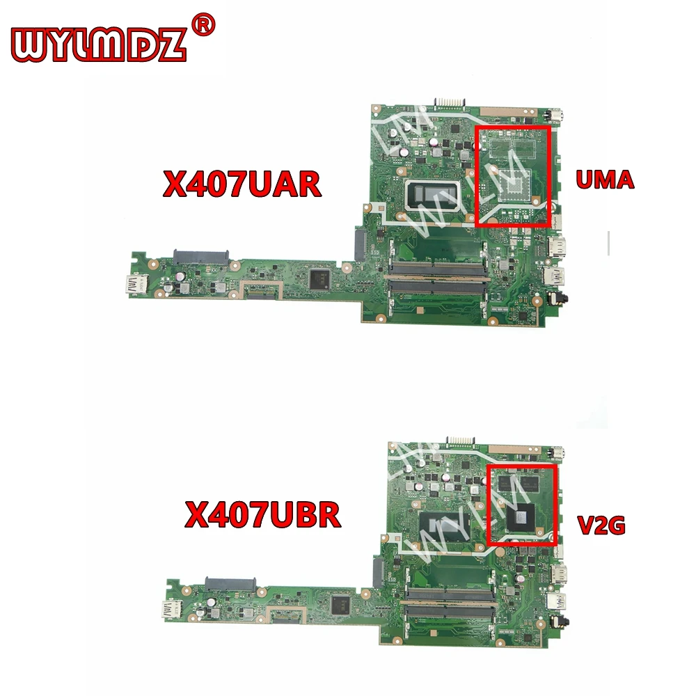 X407UBR 4417U / i3 / i5 / i7 8th Gen GT920M GPU Laptop Motherboard For Asus X407 X407U X407UBR X407UA A407 y400u Mainboard