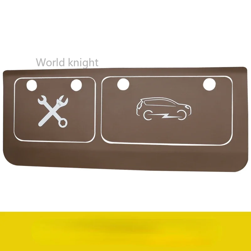 

Car styling For Haval H9 2015-2019 trunk door anti-kick mat Tailgate leather kick mat anti-scratch protection