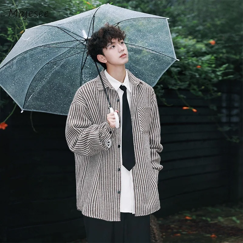 

Japanese Style Trendy Lapel Men's Jackets Vintage Handsome Youthful Popular Long Sleeve High Street Harajuku Coats Spring Daily