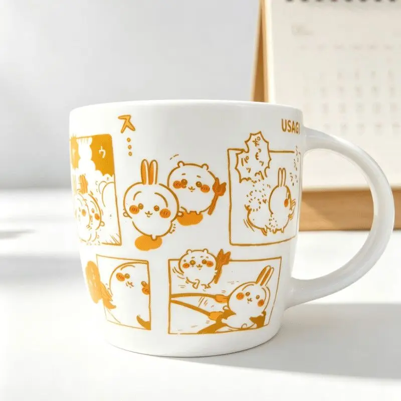 Jikikawa Cute Cartoon New Comic Character Mug Kawaii ceramic cups, nice tea cups, coffee cups Best friend's matching style view 4
