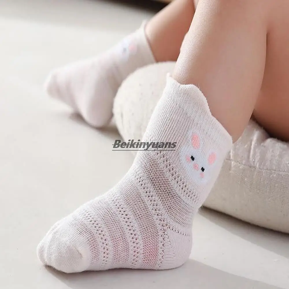 

Children's summer socks thin boys and girls mesh socks cartoon baby cotton socks baby socks summer