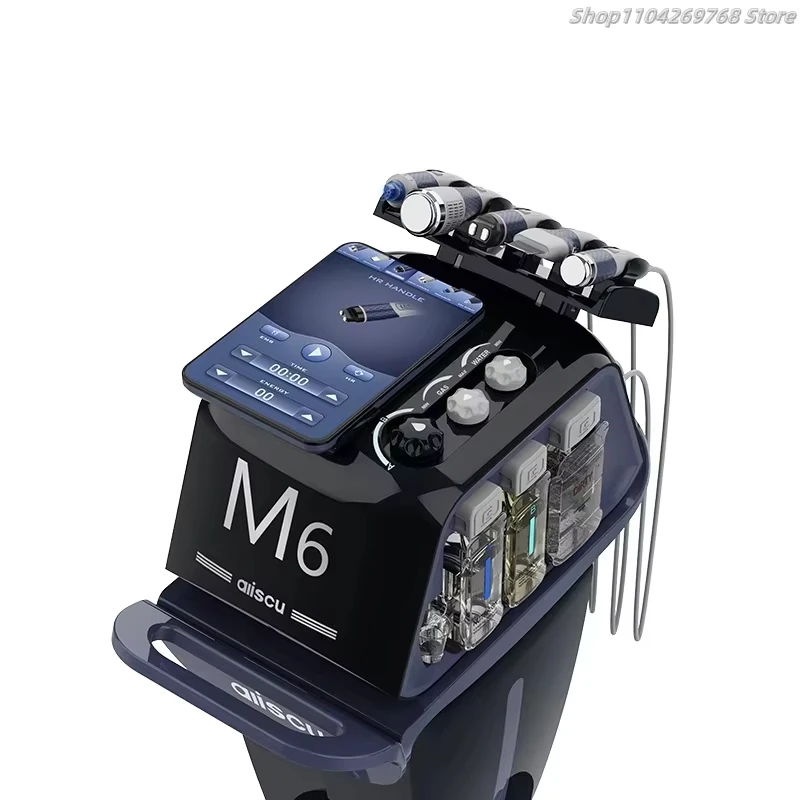 2025 Newest Model 6 in 1 Ultrasonic Face Lifter Deep Cleaning Exfoliator