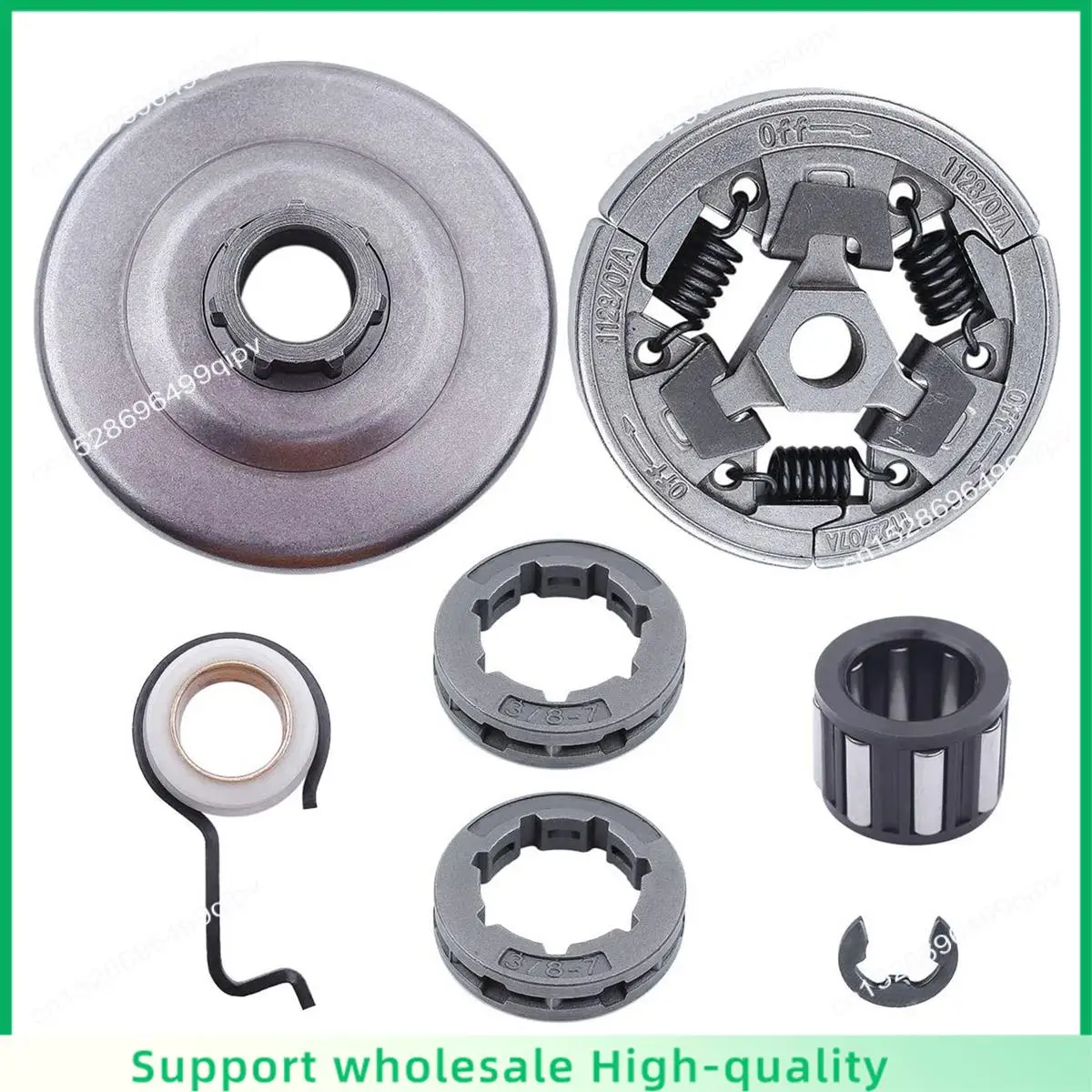 ABSF Chainsaw Clutch Drum Sprocket For Stihl MS361 MS440 MS461 MS460 044 046 Replacement Parts With Worm Gear E-Clip