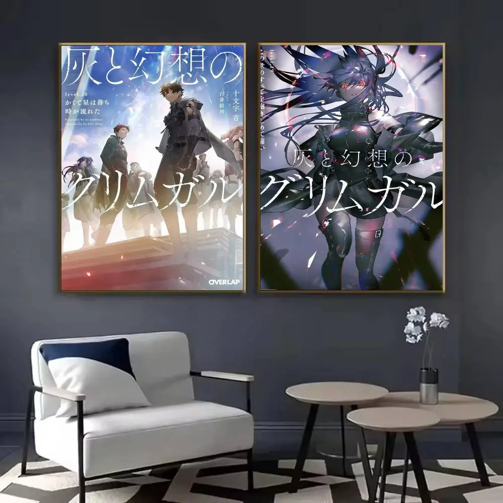 G-Grimgar Of F-Fantasy And A-Ash Poster Waterproof Sticky Wall Art Print For Bedroom Living Room Hallway Bar Home Decor