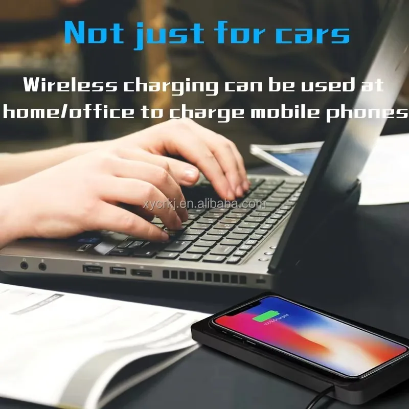 Auto Drahtlose Anti-slip Pad Lade Bord Auto Drahtlose Lade Handy Flash Lade Intelligente Sensing