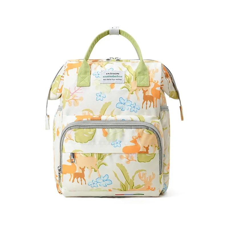 الأم الحوامل حقيبة سعة كبيرة حفاضات الطفل حزمة حقيبة السفر أمي الرضاعة الطبيعية عربة أكياس حفاضات الطفل حقيبة الظهر #5