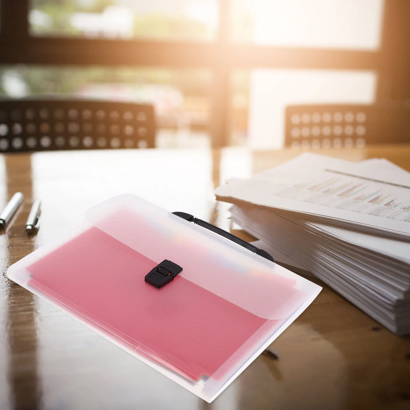 

Expanding File Folder Multi Pocket Document Organizer Large Capacity Portable Paper Storage Bag Office School Bill Receipt