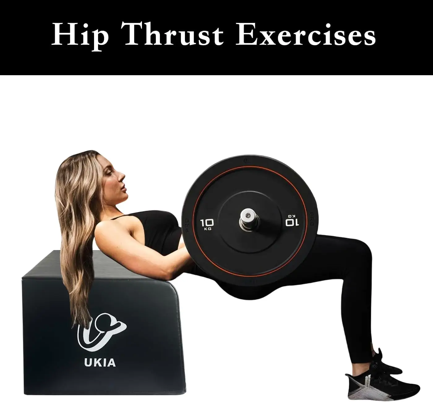 Multi-Functional Hip Thrust Bench for Home Gym - Metal Material, Black Color, Suitable for Total Body Workout