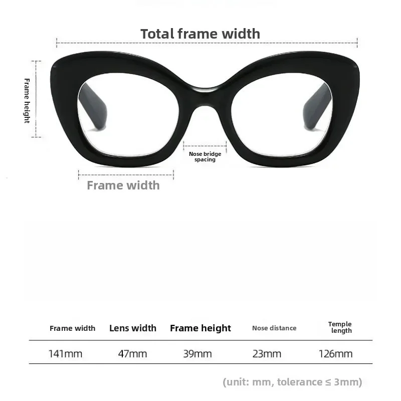Luxury Photochromic Reading Glasses Elegant Durable Thick Frame Men and Women HD Comfortable Far Sight Eyeglasses 0 To +4.0