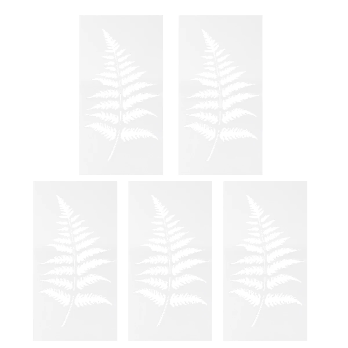 

5 Pcs Reusable Plant Printing Mold Leaves Stencil The Flowers Hollow DIY Painting