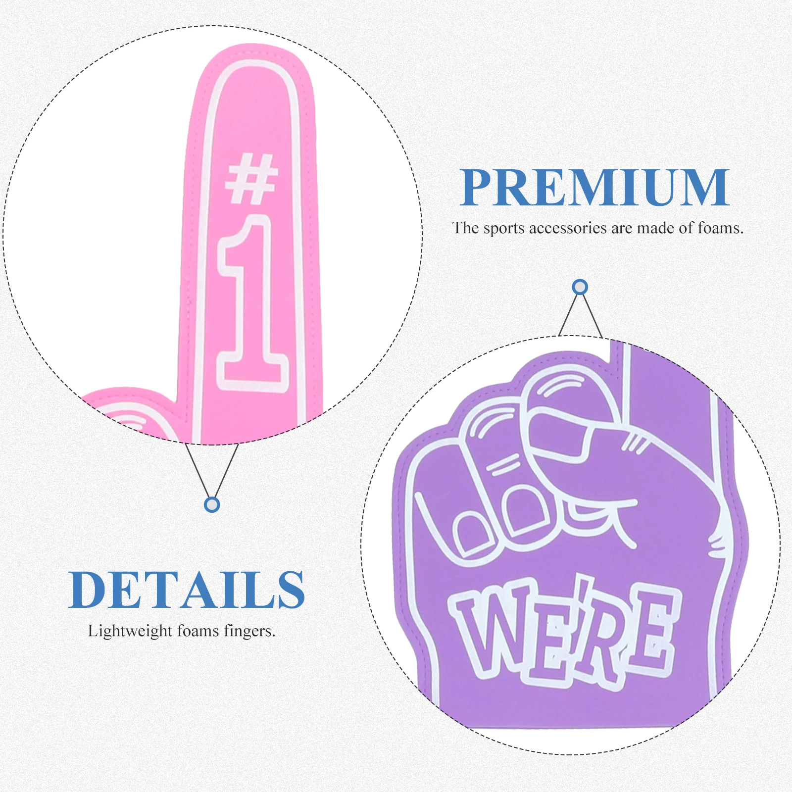 

8 шт., пенопластовые напальчники, яркие цвета, спортивные мероприятия, сувениры для вечеринок, детские и взрослые концерты, показы пенопластовые руки, сборные виды спорта