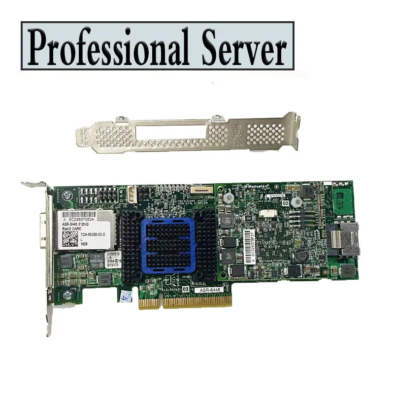 

Adaptec ASR-6445 512MB SAS/SATA 6.0Gb/s PCIe RAID Controller