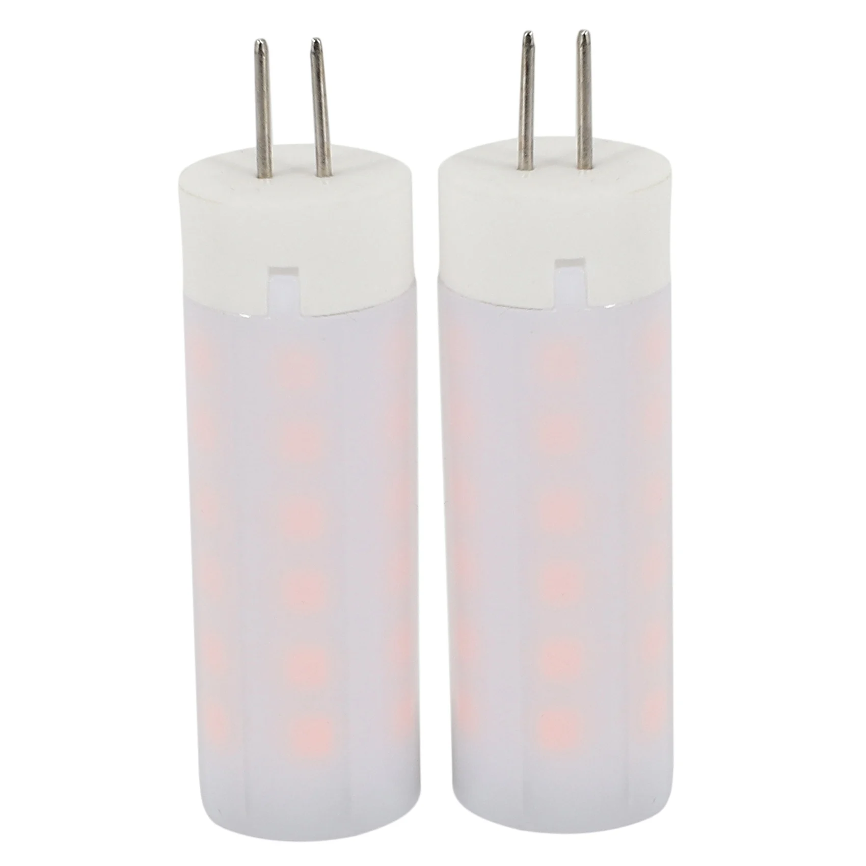 2pcs 3W 230 G4 LED Corn Lights 36 leds SMD 2835 effetto fiamma bianco caldo DC 12V (bianco caldo, DC12V)