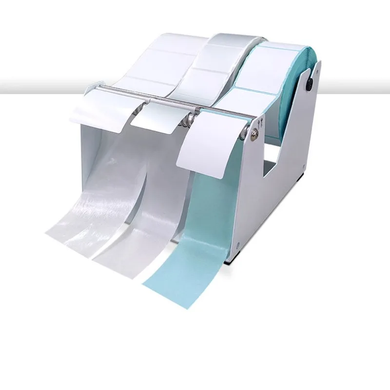 

Manual label stripper, self-adhesive thermal coated paper transparent round label