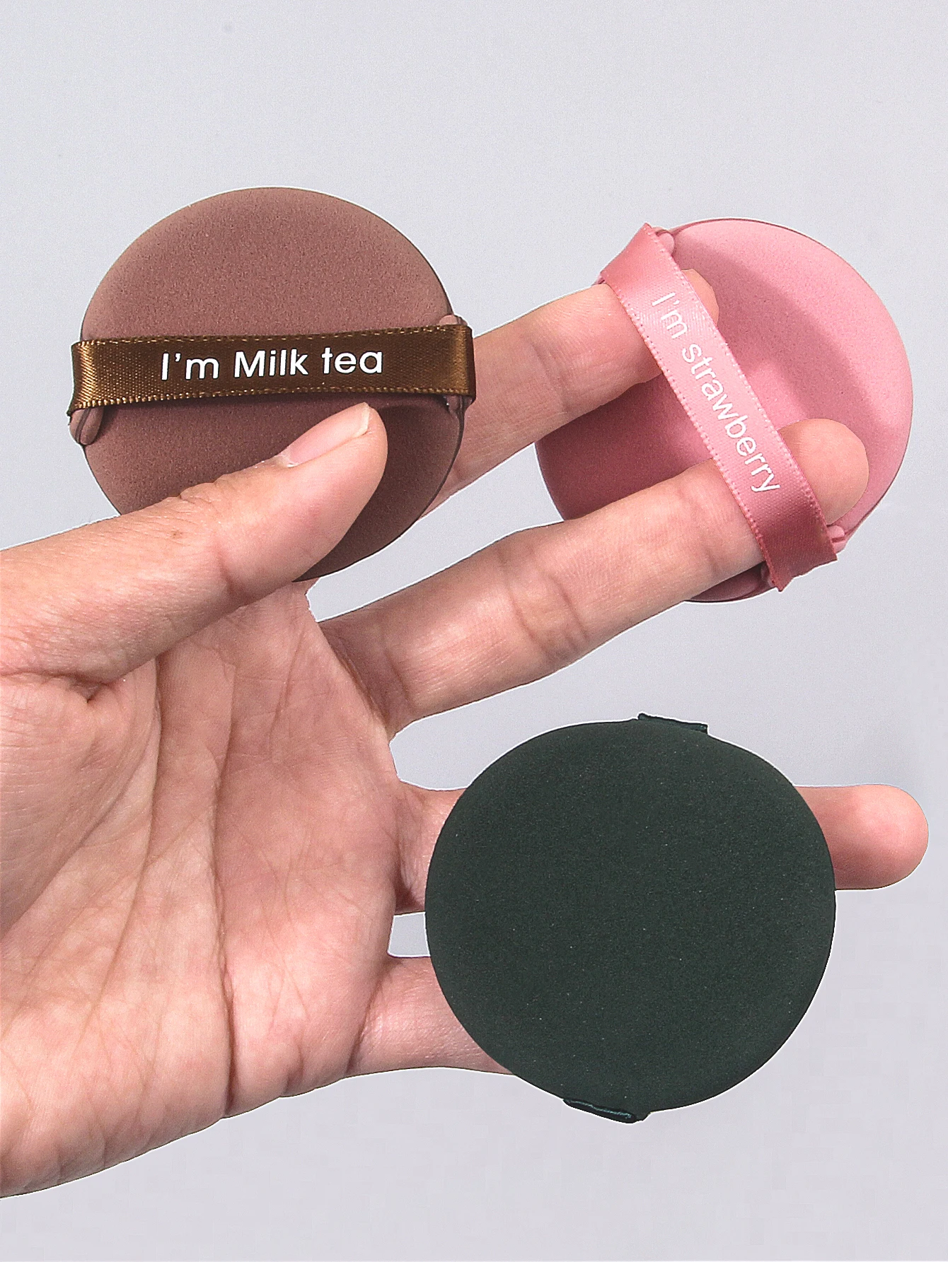 3pcs Soft Touch Air Cushion Powder Puff Dry and wet non-sticking powder makeup Sponge Powder Puff portable easy makeup tool