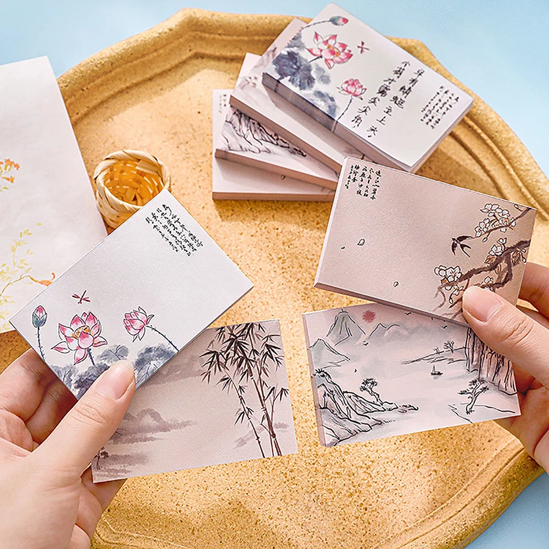 Блокноты для записей в китайском старинном стиле, 50 листов