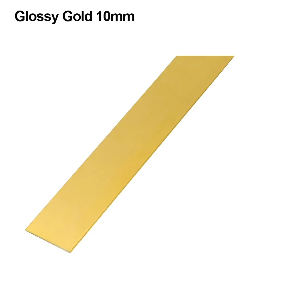Self-adhesive Metal Molding Trim Mirror Edging Stainless Steel Decoration Line Waterproof Gap Sticker Ceiling Furniture Tile