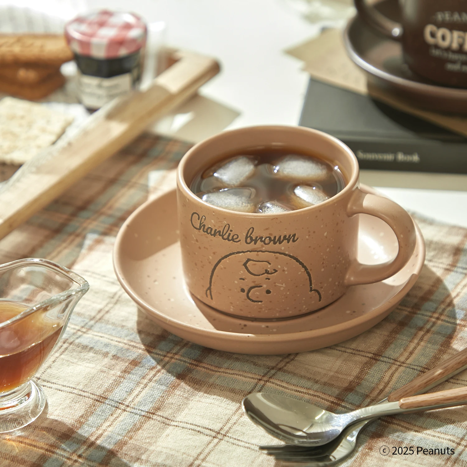 피너츠 스누피 머그&소서 2P 세트 / 머그, 캐릭터, 홈, 인테리어, 주방, 플레이트, ... - 2