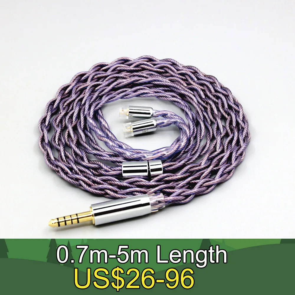 

Type2 1.8mm 140 cores litz 7N OCC Headphone Earphone Cable For Sennheiser IE8 IE8i IE80 IE80s Metal Pin LN007866