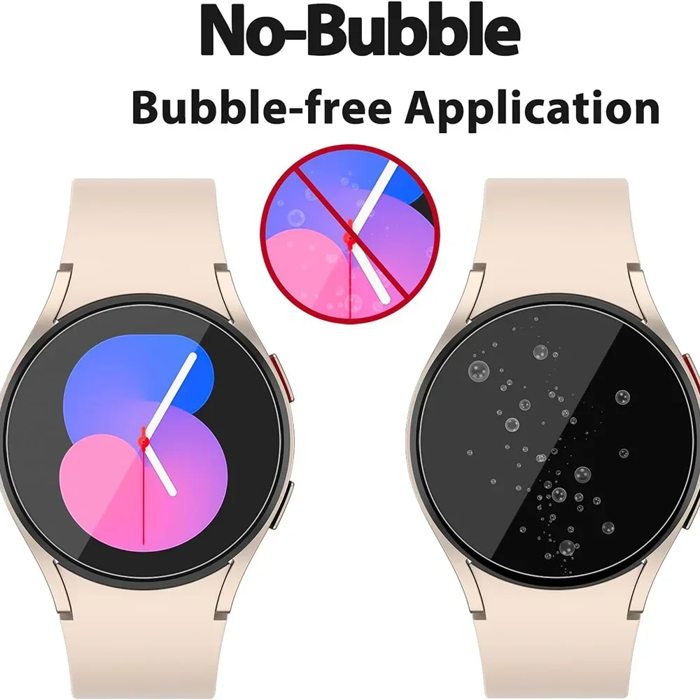 Tempered Glass Smartwatch Films for Samsung Watch 7 6 5 Classic 46mm 40mm 44mm HD Clear Anti-scratch Tempered Screen Protectors