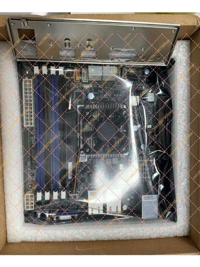 Mini ITX NAS Server Motherboard Xeon D-1521 2×RJ45 10G LAN DDR4 ECC PCIe x16 Slot for Network Storage Server - view 3