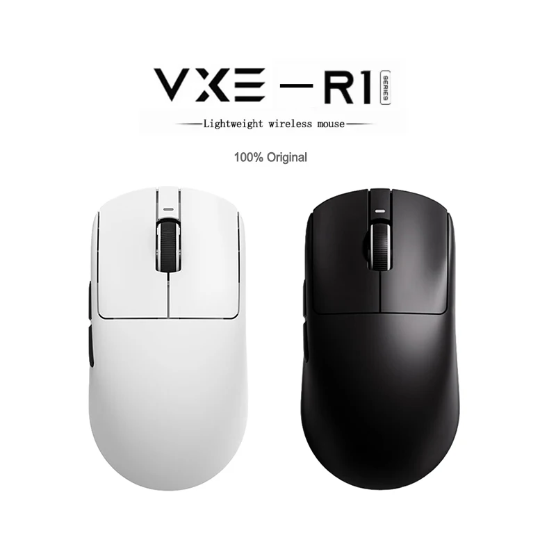 vxe dragonfly wireless tri mode mouse mouse sensor paw3395 r1 pro max 4k reciver pc acessorios e sports presente em estoque 01