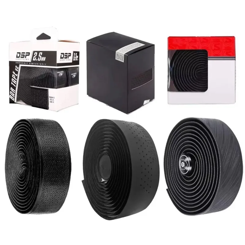 DSP Shock‑Absorbing Bicycle Handlebar Bar Tape, Anti‑Slip Soft Handle Wrap for Road Cycling Bikes