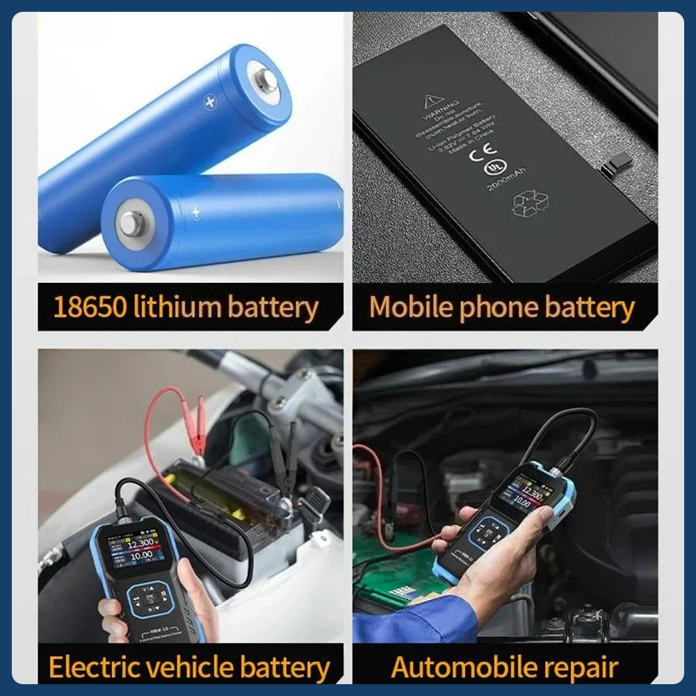 Tester batteria HRM-10 Tester di resistenza interna di tensione Misuratori di test batteria al litio ferro fosfato ad alta precisione Strumenti di test