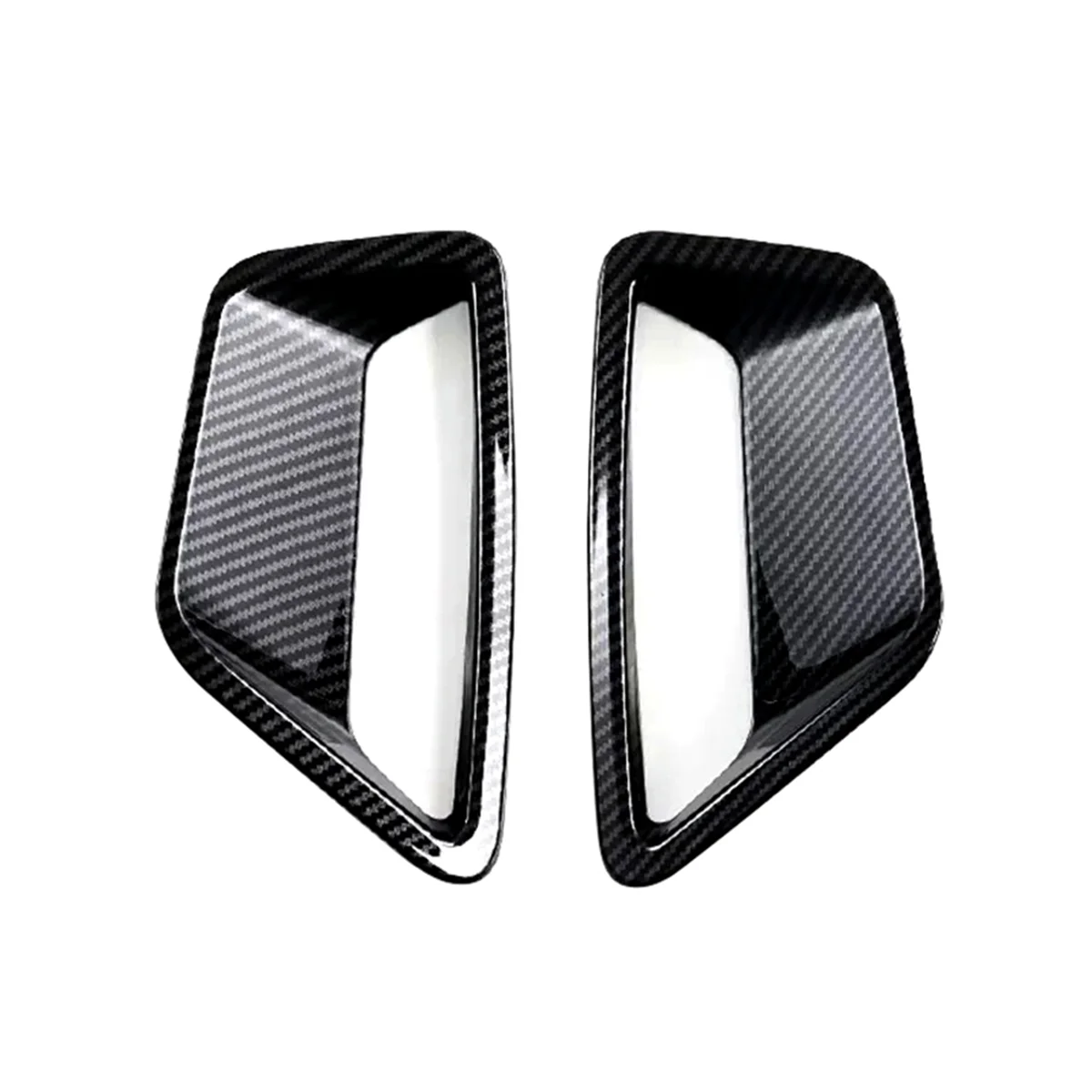 For 5 Series G60 2024 Rear Fog Light Cover Trim Decoration Exterior Accessories ABS Carbon Fiber Pattern