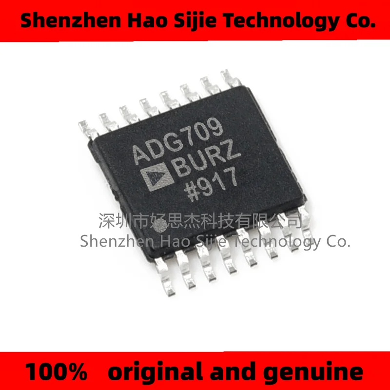 

100% brand new ADG709BRUZ ADG709BRU ADG709BR ADG709B ADG709 package TSSOP16 four-channel analogue switch IC multiplexer chip