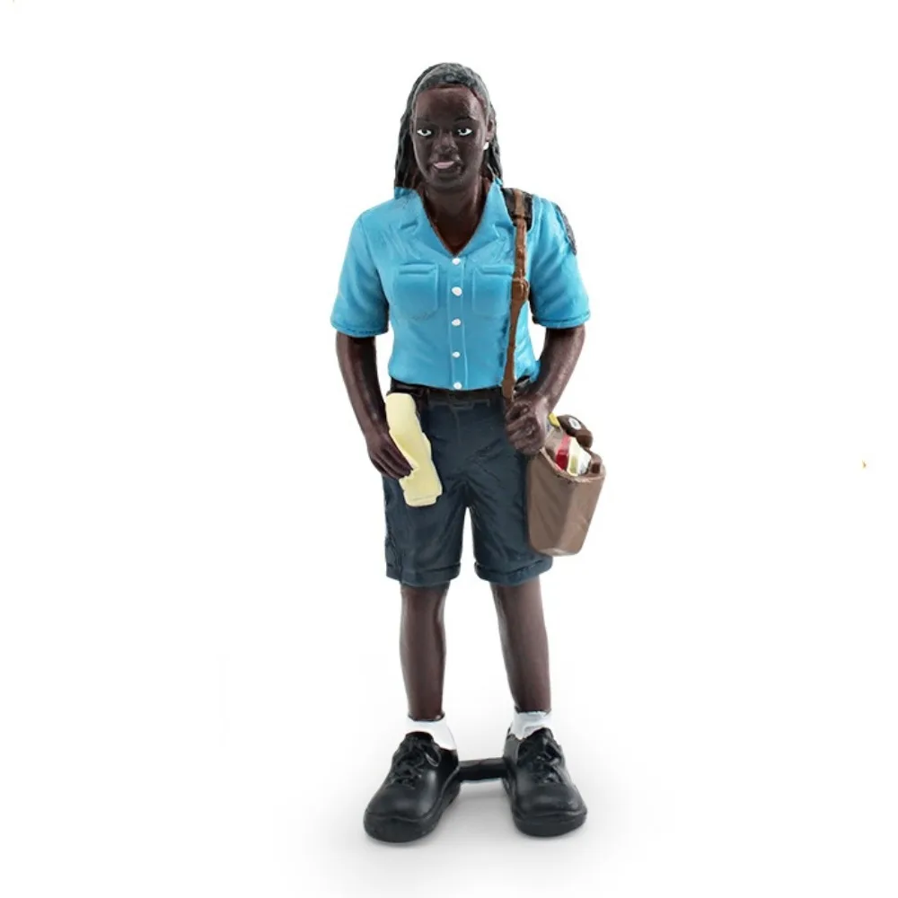 Nurse Figurines Career People Figures Teacher Chef Construction Worker Realistic Human Figurine Simulation Officer Doctor
