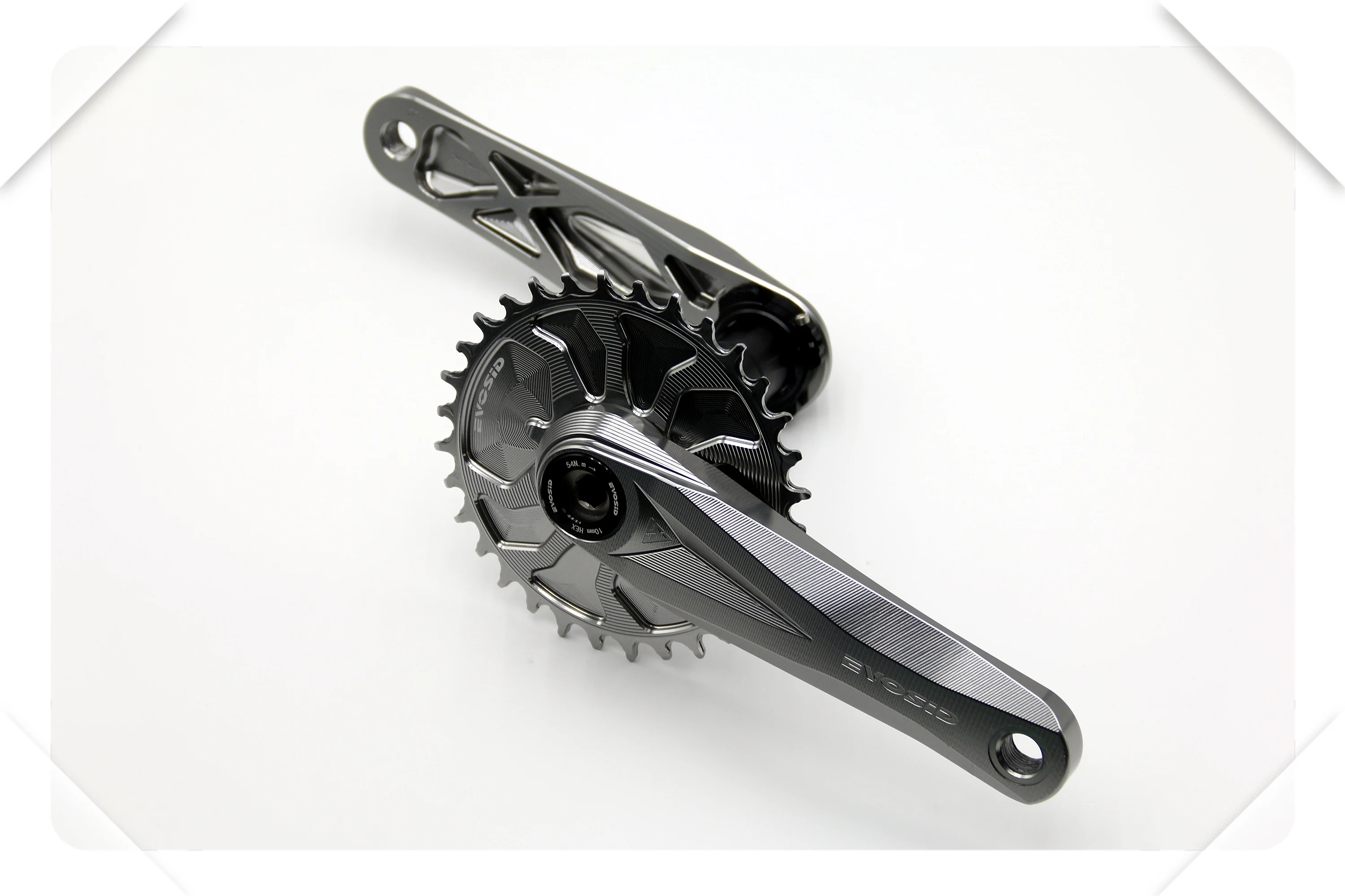 EVOSID Mountainbike Kurbelgarnitur Kettenblatt 32/34/36/38T MTB Fahrrad Kurbel 160mm 3 Nägel Direkt montieren DUB 29mm Für Enduro AM XC DH – Detail 14