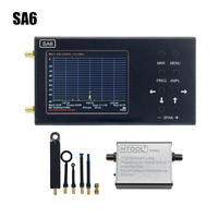 SA6 Spectrum Analyzer 6GHz Signal Generator 3.2 inch Touch Screen Portable 35~6200 MHz RF Input PC Control Battery HTOOL