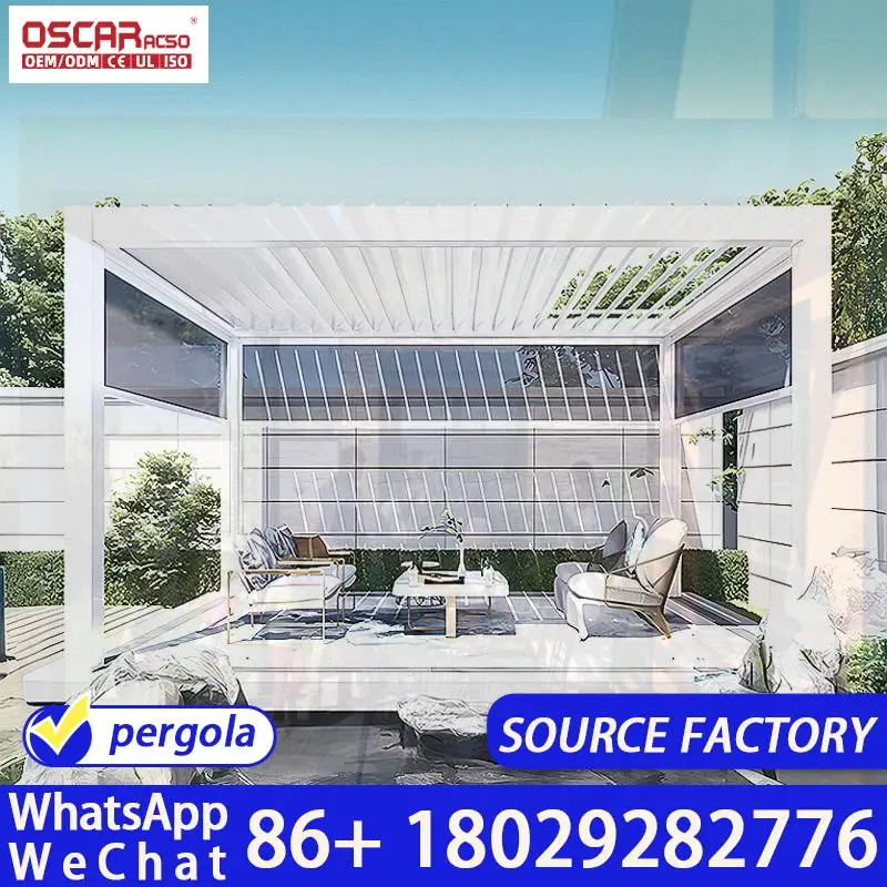Patio Enclosure Exterior Backyard Aluminum Prefabricated Winter Gardens Greenhouse Outdoor Prefab Sun Glass House Pergola Porch