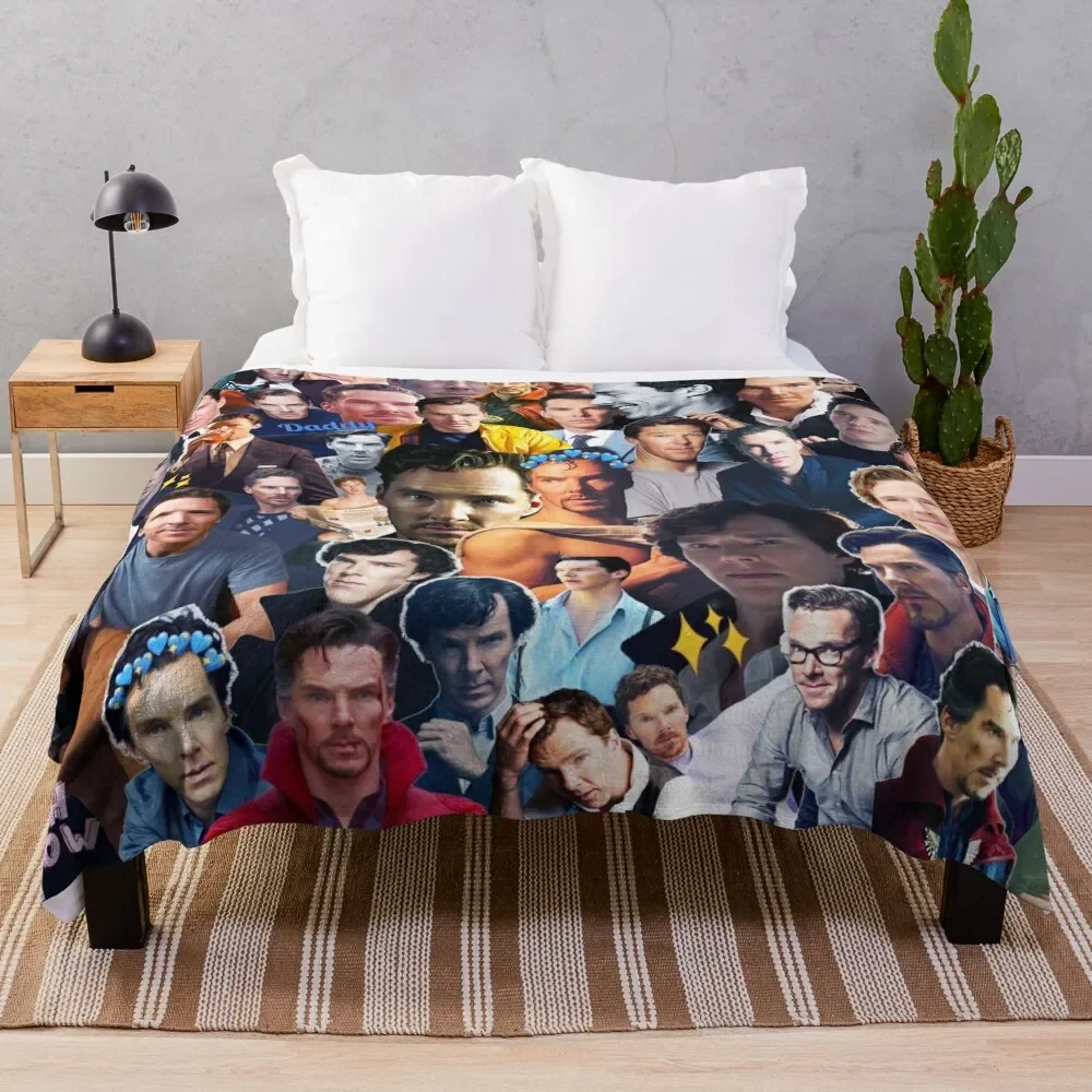 

Benedict Throw Blanket funny gift Hairys Plaid on the sofa Blankets