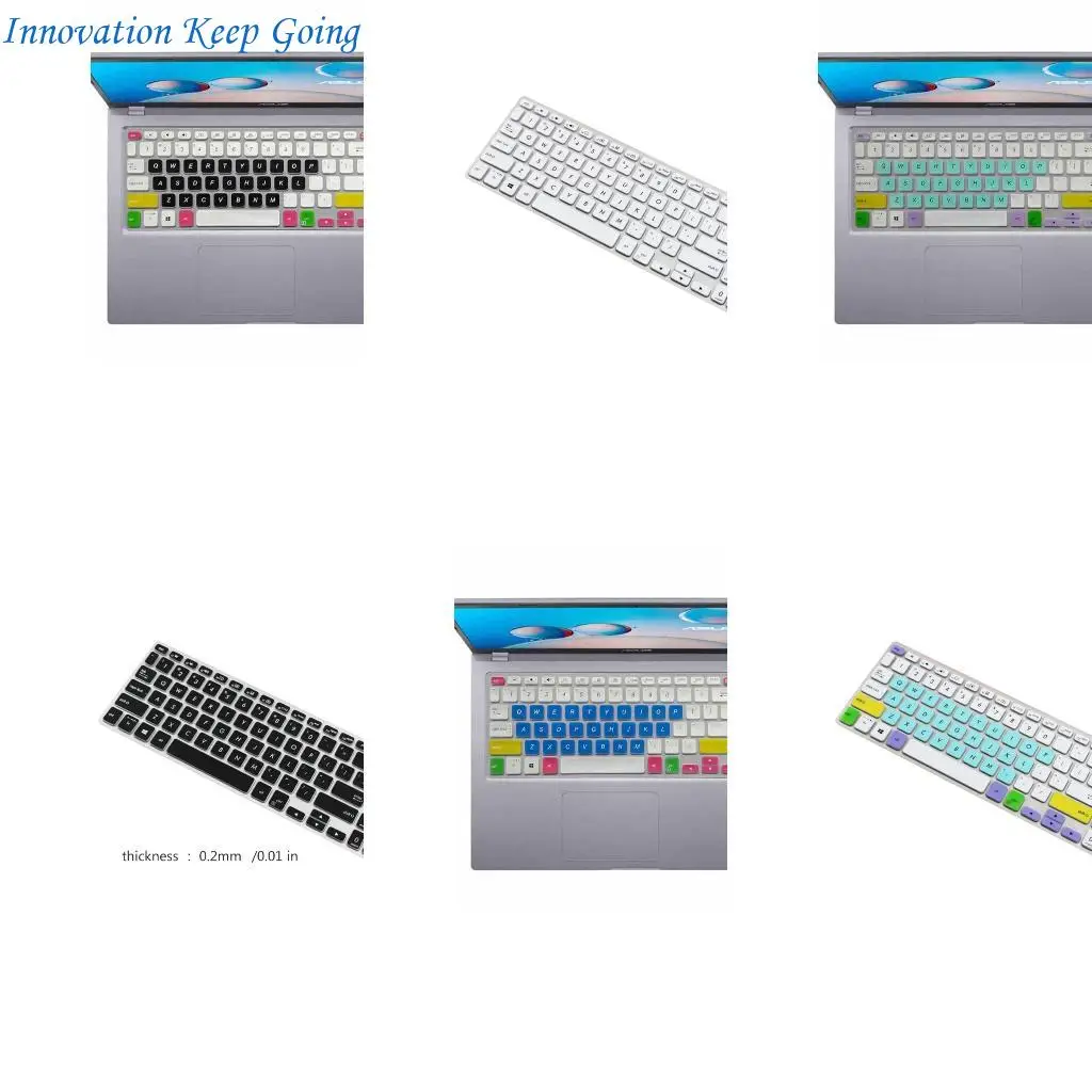 E65C Clear Laptop Keyboards Cover Protectors Film for FL8700F S530UN Keyboards Film