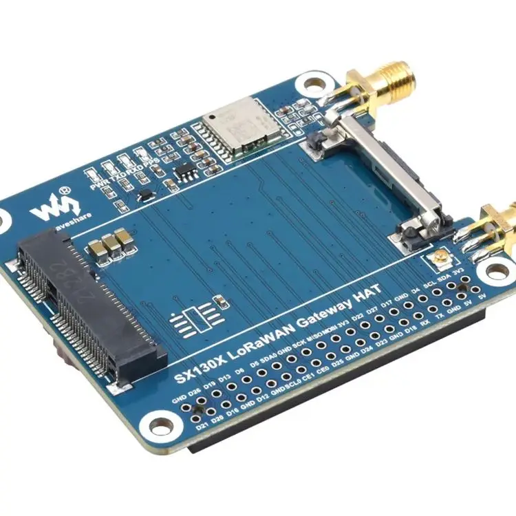 Módulo de enlace Raspberry Pi 4B LoraWAN SX1302/1303, placa de expansión de comunicación inalámbrica para Raspberry Pi 868/915