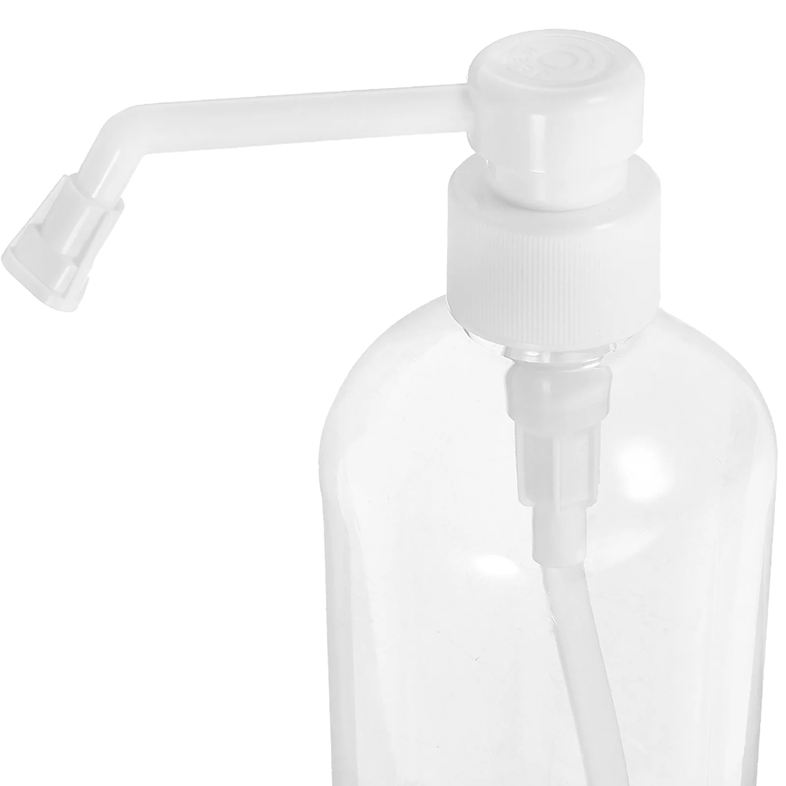 

2pcs 500ml Transparent Pump Lotion Bottle Refillable Press Shampoo Body Wash Dispenser Empty Plastic Soap Container for Hand
