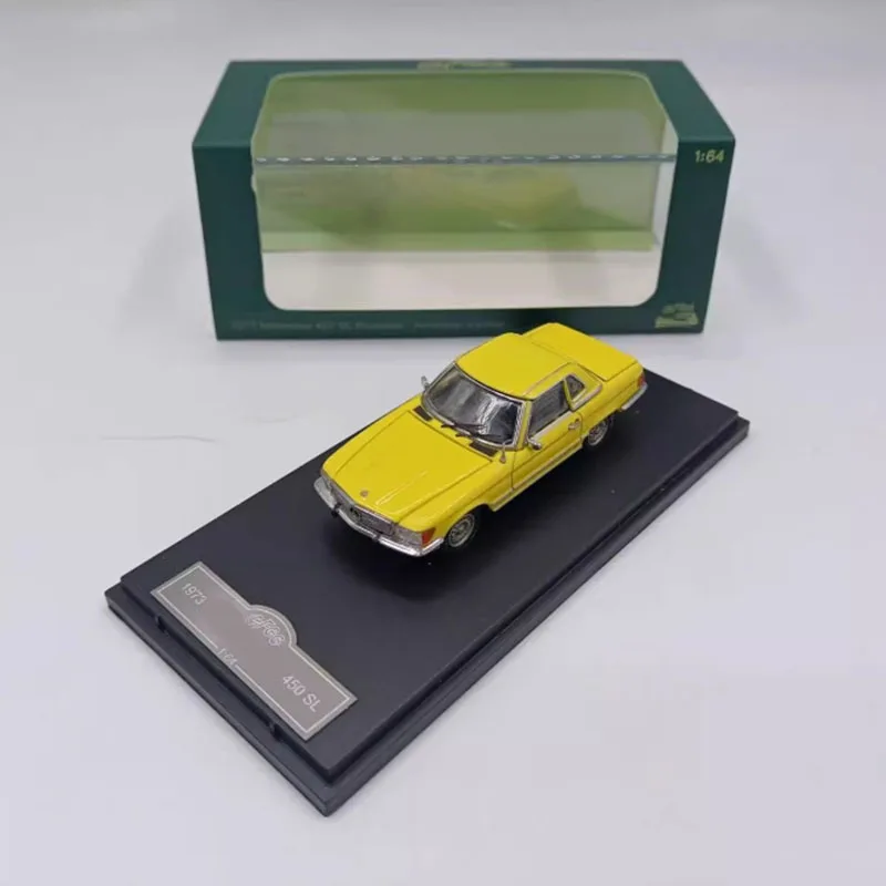 

GFCC литой под давлением масштаб 1:64, 1973, 450SL, имитация сплава, модель автомобиля, статическая коллекция, украшенные праздничные подарки, игрушки, сувенирный подарок