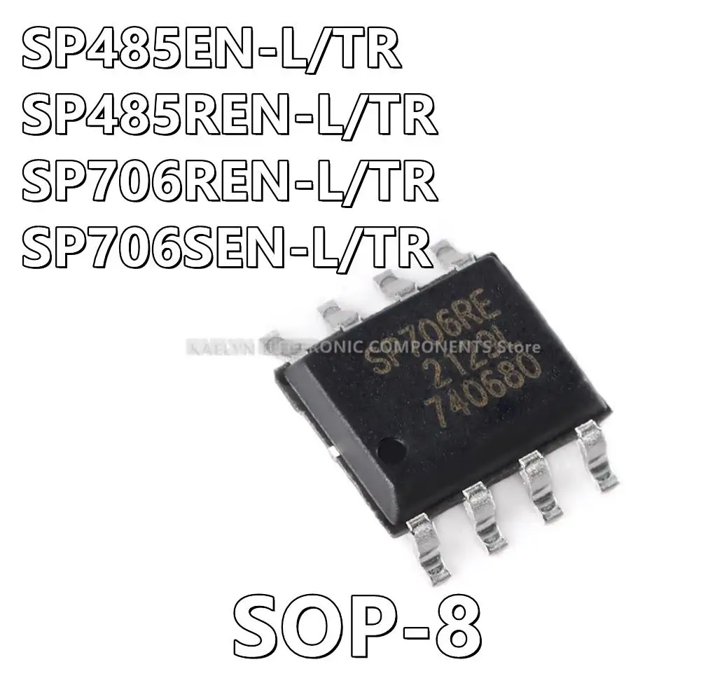 10Pcs/Lot SP485EN-L/ SP485E SP485REN-L/ SP485RE SP706REN-L/ SP706RE SP706SEN-L/ SP706SE TR SOP-8