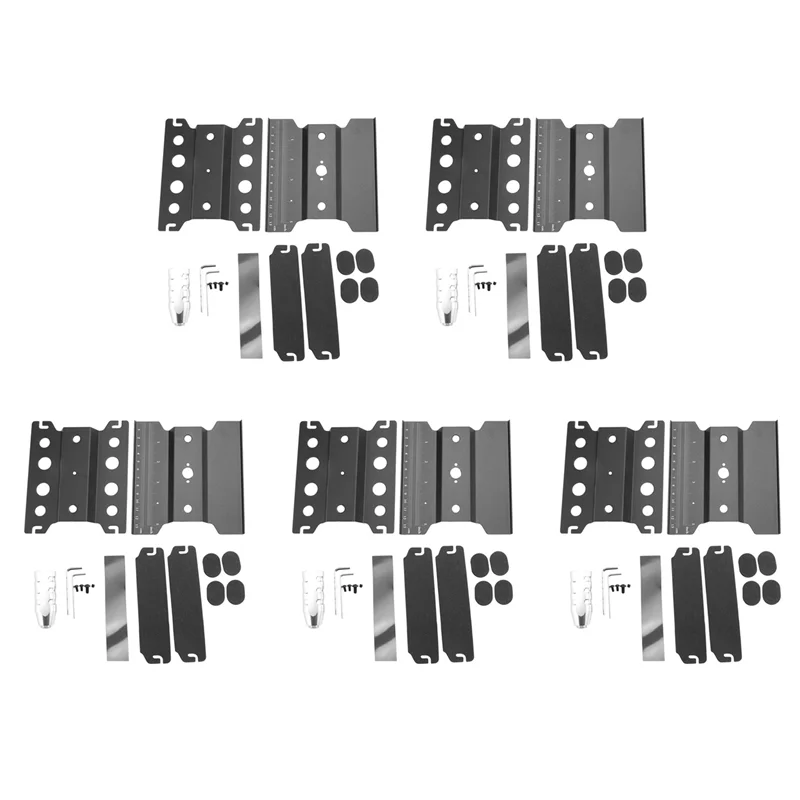 

B30C-5X Metal RC Car Workstation Work Stand Repair 360 Degree Rotation For 1/8 1/10 1/12 1/16 Scale Models,Black