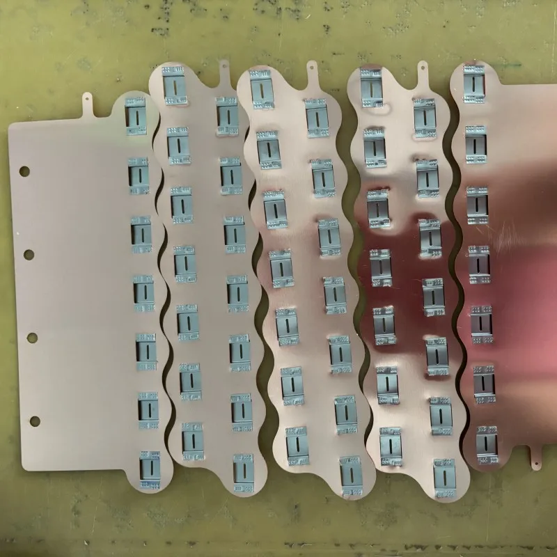 Best-selling Battery Connectors 20S7P Copper Busbar 1mm Thick Cell Spacing 21.4mm Customizable  According To  The Diagram 1 view 3