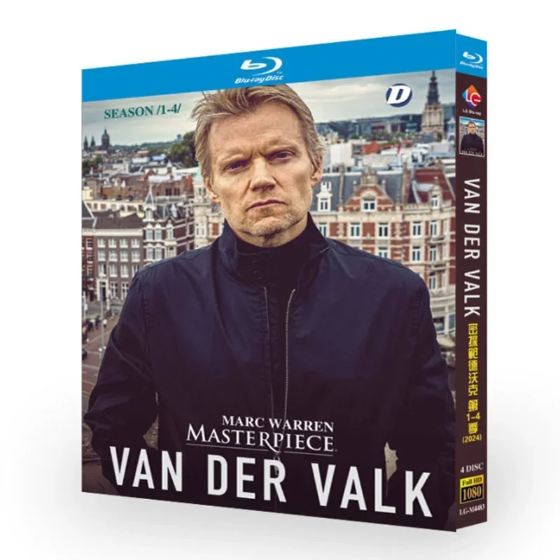 Van der Valk Season 1-4 (2020-2024) 4-Disc 1080P HD All Region New Box Set English Audio & Subtitles Blu-ray Disc DVD